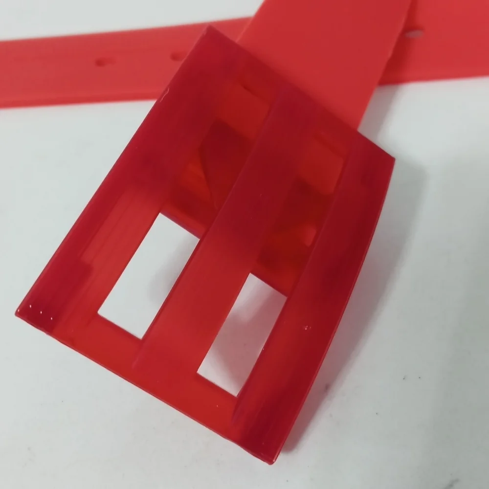 Adidas Silicone Red Belt one Size but Approx Waist 28-30